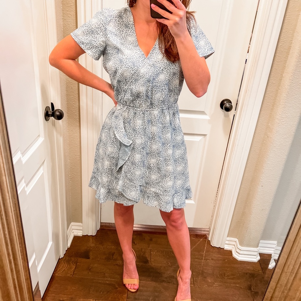 Floral Wrap Dress